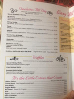 Lazy Susan Cafe menu