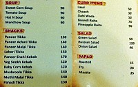 Vishnu Vatika menu