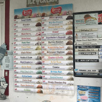 Route 20 Ice Cream menu