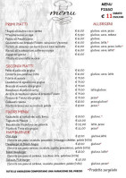 Roxy Caffè Cucina menu