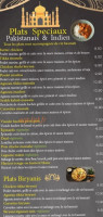 Chez Nous Grillades menu