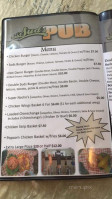 Suds Pub menu