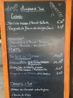 Cafe Des Platanes menu