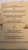 Au Cheval Blanc menu