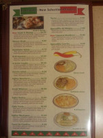 El Cerrito menu