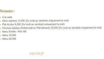 Le Grand Dictionnaire menu