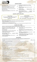 Tidal Raves Seafood Grill menu