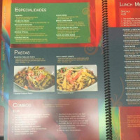 Cantina Bravo Mexican Grille menu