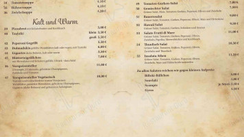 Athen menu