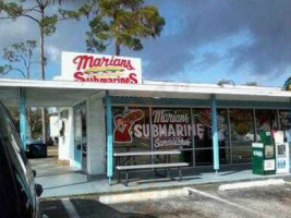 Marian's Sub Shop outside