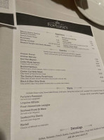 Fortune's menu