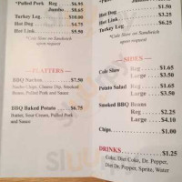 Nichols’ Smokehouse Bbq menu