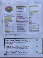 Tropics Island Grill menu