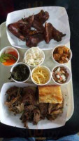 Oak Hill Barbecue food