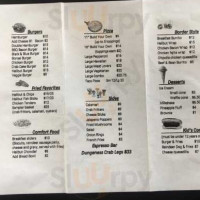 Alaska Seafood Grill menu