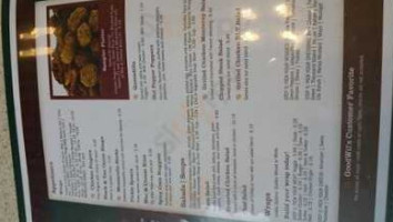 Goodwil's Creamery menu