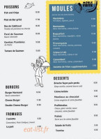 Cote Et Mer menu