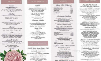 Bakers Kitchen menu