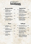 Mediteran Steakhaus menu