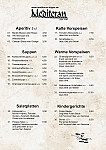 Mediteran Steakhaus menu