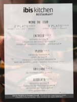 Restaurant Ibis Lyon Est Bron menu