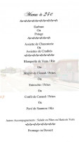 L'auberge Du Bousquet menu