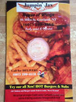 Jumpin Jax House Of Wings menu