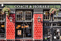 The Coach Horses outside