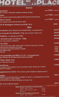 De La Place menu