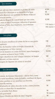 Le Moulin de la Baine menu