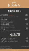 Le Tropical menu