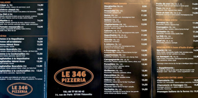 Pizzeria Le 346 menu