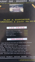 L’Étang menu