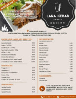 Lara Kebab menu