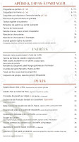 Garden Colombes menu