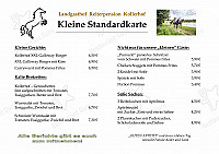 Landgasthof Kollerhof menu