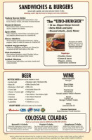 Uno Chicago Grill Queensbury menu