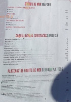 Dupont Versailles menu