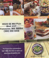 Tropical Smoothie menu