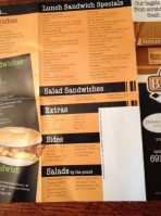 Ressler's Bagel Deli menu