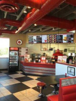 Freddy's Frozen Custard Steakburgers inside