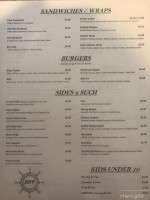 Ripley Boat Club menu