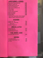 Chillicothe Street Pizza menu