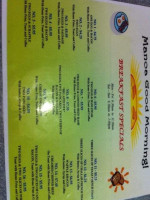 Manoa Diner Deli menu