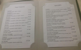 Pizzeria Grosso menu