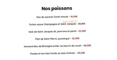 Ti Toques menu