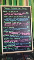 Jordan Street Cafe menu