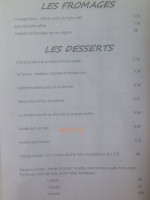 Les Voiles menu