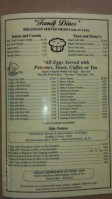 White Haven Family Diner menu