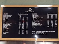 918 Coffee menu